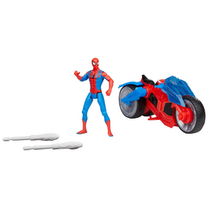 Spiderman Personaggio con Moto