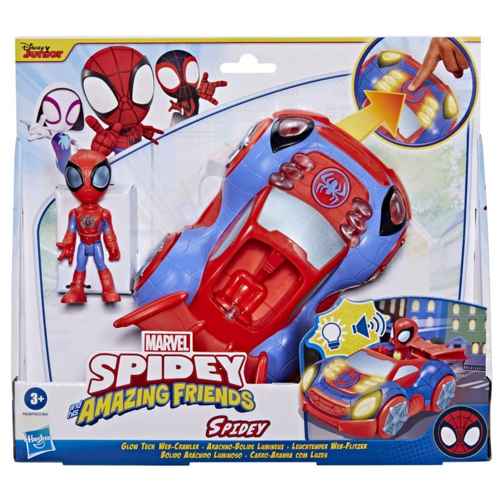 Spidey Auto Spiderman con Luci e Suoni