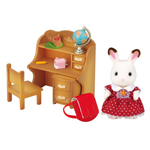 Sylvanian Families - Sorella Coniglio Cioccolato Con Scrivania