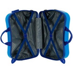 Trolley Cavalcabile 4 Ruote Mickey Mouse Circle Azzurro
