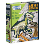 Velociraptor luminoso al buio Archeogiocando